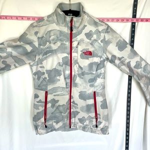 North Face zip jacket coat warm fleece waterproof